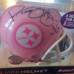 Riddell Pink Steelers Mini Helmet